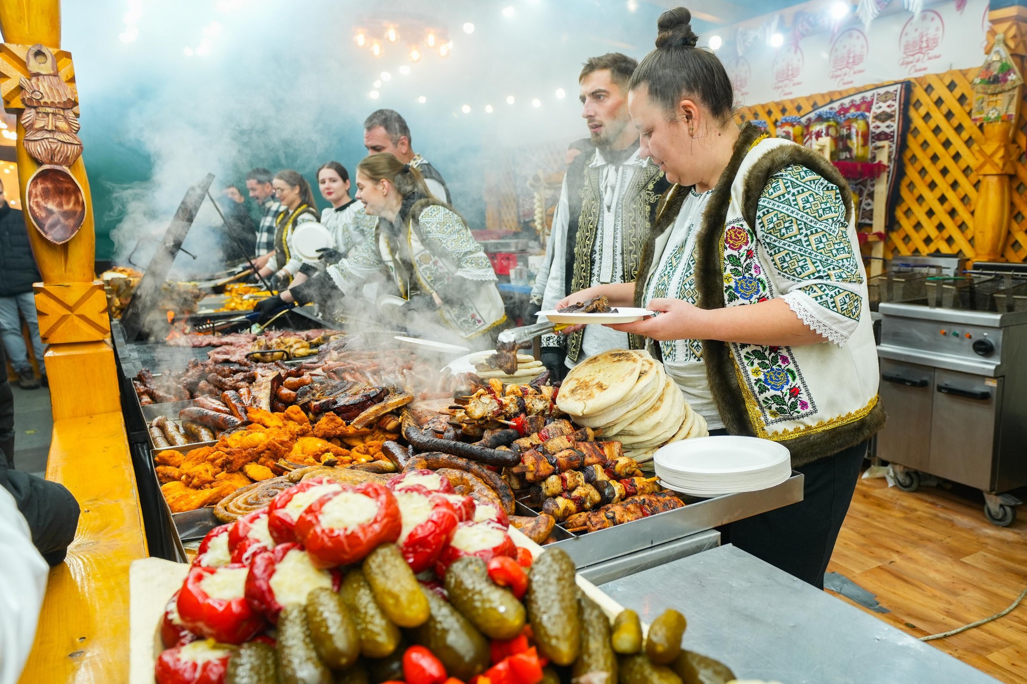 Craiova Christmas Market traditional food